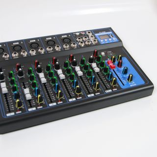 Bàn trộn Mixer F7 USB - 7 kênh cao cấp - Có bluetooth, chống hú tuyệt đối
