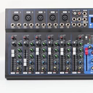 Bàn trộn Mixer F7 USB - 7 kênh cao cấp - Có bluetooth, chống hú tuyệt đối