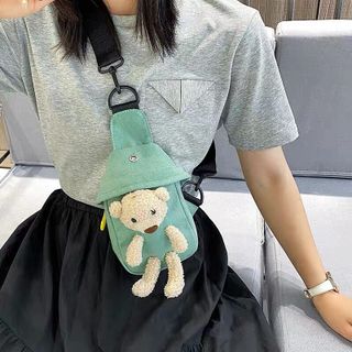 TÚI ĐEO CHÉO HÌNH GẤU NHỒI BÔNG