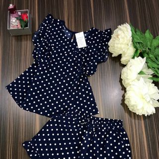 Bộ lụa lửng chấm bi