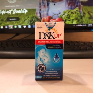 D&Kup – Bổ Sung Vitamin D3 & K2, giảm nguy cơ còi xương