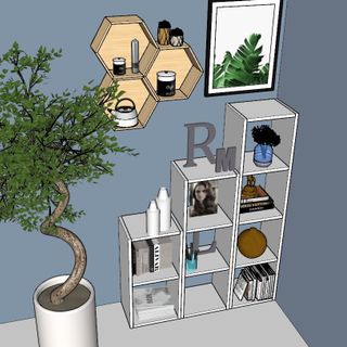 Kệ trang trí đa năng siêu yêu