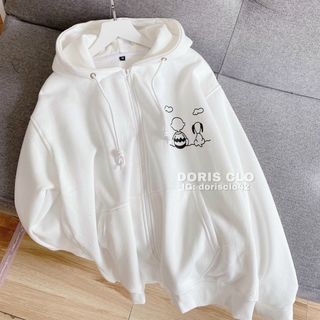 Áo khoác thun nỉ ngoại in hình em bé và chú cún dễ thương