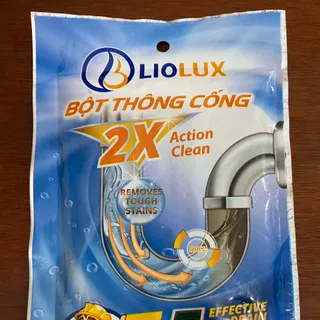 Bột thông cống LIOLUX thông tắc cống, đường ống, bồn cầu, bồn rửa CỰC MẠNH - HÀNG VIỆT NAM