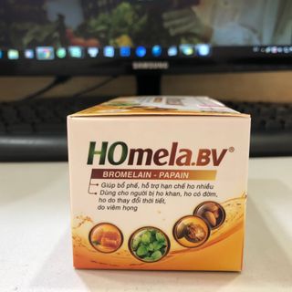 HOmela.BV – Viên Ngậm Trị Ho, Dùng được cho người bệnh tiểu đường