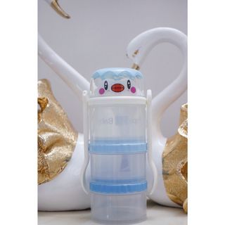 Hộp Đựng Sữa 3 Tầng Kèm Muỗng Nĩa