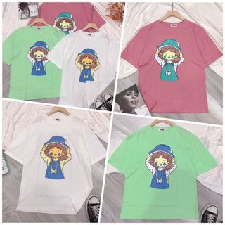 Áo thun from rộng cô gái