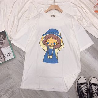 Áo thun from rộng cô gái
