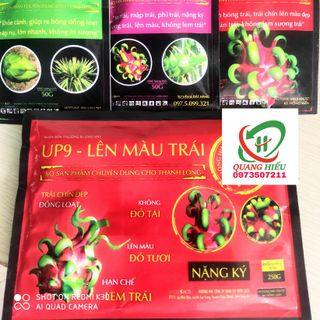 UP9 Lên Màu Trái Vườn Sạch phân bón vi lượng có hàm lượng Kali cao chuyên dùng cho Thanh Long Ruột Đỏ 250G