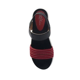 Sandal Nữ Quai Dù Ngang Phối Sáu Đường Song Song Đế 3cm SD 25K01 - BQ