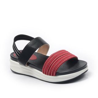 Sandal Nữ Quai Dù Ngang Phối Sáu Đường Song Song Đế 3cm SD 25K01 - BQ