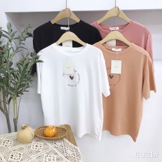 Áo thun phông cotton dáng thụng