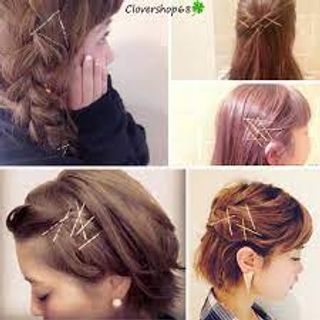 Set 10 kẹp tăm vàng đơn giản, dễ thương