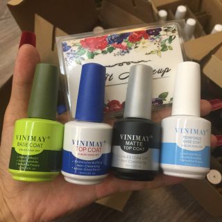 Sơn Gel Vinimay Base-Top, Cứng móng-Top lì