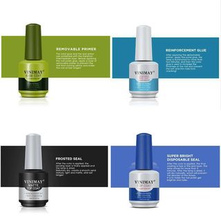 Sơn Gel Vinimay Base-Top, Cứng móng-Top lì