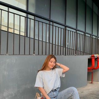 Baggy jean lật lai xinh xắn giá sỉ