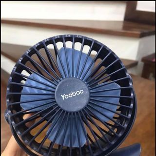 Quạt kẹp mini tích điện Yoobao F04 6400mah, kẹp xe đẩy, du lịch
