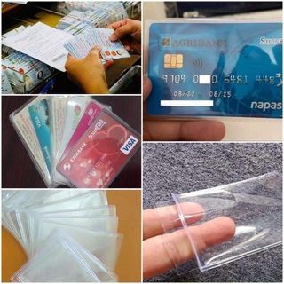 Vỏ bọc thẻ căn cước , thẻ ngân hàng , bằng lái xe ,ATM