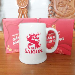 Ly sứ Minh Long bia sài gòn (Hàng khuyến mãi)