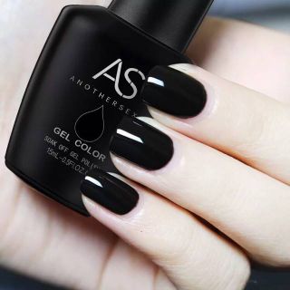Sơn gel AS bền màu cực kì mướt 15ML (dành cho tiệm nail chuyên nghiệp) Trắng-Đen