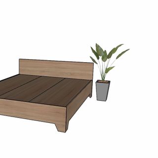 Giường ngủ MDF giá siêu rẻ