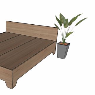 Giường ngủ MDF giá siêu rẻ