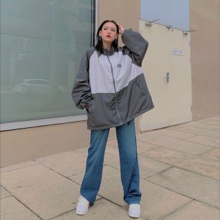 Áo khoác dù kiểu bomber logo 7ZiA phong cách
