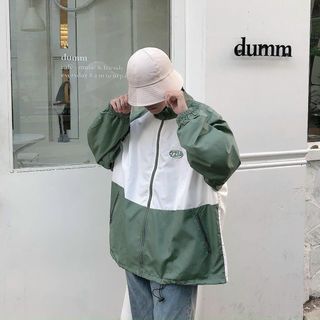 Áo khoác dù kiểu bomber logo 7ZiA phong cách