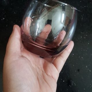 BỘ 6 LY CỐC THUỶ TINH TRÒN BẦU 290ML ĐỦ MÀU