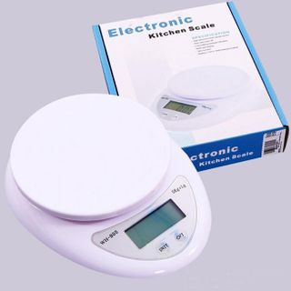 (Tặng 2 Pin) Cân Điện Tử Nhà Bếp 5kg - Cân Chia Thực Phẩm Nhà Bếp - Cân Tiểu Ly 5kg WH - B05 5KG
