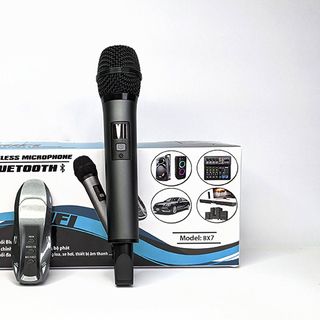 Micro karaoke dành cho ô tô BX7 - Micro đa năng cao cấp - Biến mọi loa vi tính thành loa karaoke giá sỉ