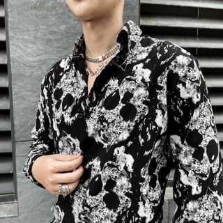 Sơ mi họa tiết đầu lâu