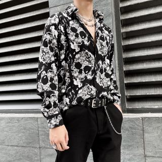 Sơ mi họa tiết đầu lâu