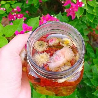 TRÀ HOA ĐỖ