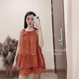 Set xách nách nơ 1 bên