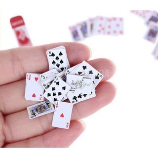 BỘ BÀI SIÊU MINI 54 LÁ (KỂ CẢ 2 LÁ JOKER), 1.5CM