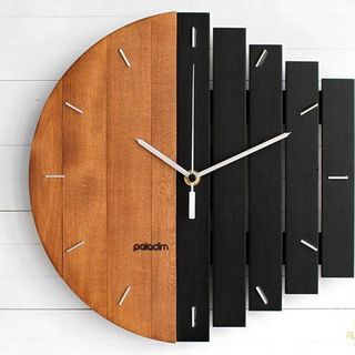 Đồng hồ Gỗ treo tường chất liệu gỗ máy kim thiết kế in theo yêu cầu decor