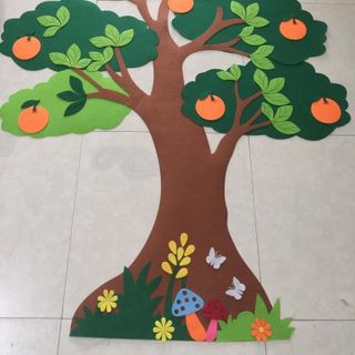 Cây trang trí lớp mầm non