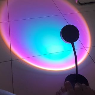 (Sẵn Hàng tại TP HCM) Đèn Hoàng Hôn,Đèn Led Ngủ Chiếu Lung Linh Hot trend tiktok ( Hàng có sẵn tại SG)