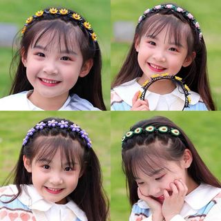 Bờm tóc hoa cúc cho bé