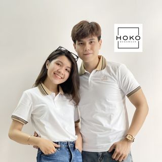 ÁO THUN CỔ BẺ BODỆT THÊU CHỮ MẪU MỚI