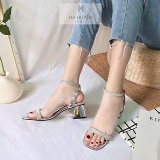 Sandal dây kim tuyến cao 5f