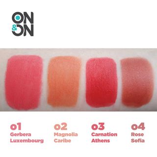 son kem lì Dạng Tint Kết Hợp Má Hồng City Flower Lip Lacquer