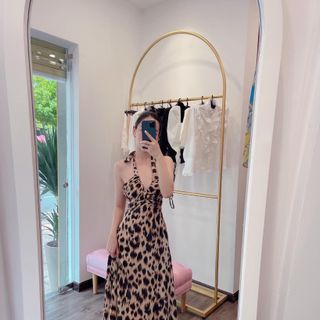 ĐẦM MAXI BEO HỞ LƯNG - DT1515 - xưởng may đô thành
