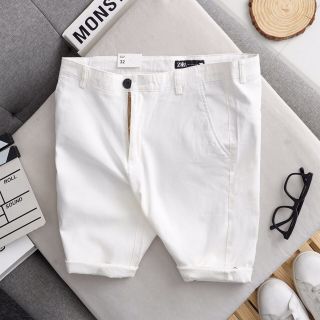 QUẦN SHORT NAM KAKI DÂY KÉO VẢI CO GIÃN