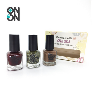 Set Sơn Móng 3x6ml Cuba Libre - On&On