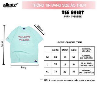 Áo Thun DKMV Tee Too Cute To Care