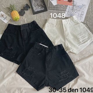 Quần short jean nữ bigsize