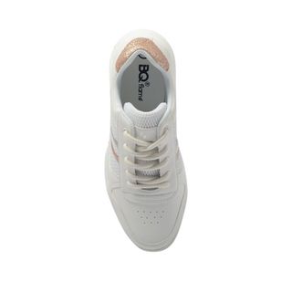Giày Sneaker Nữ Đế Độn Quai Dù Phối Sọc Kim Tuyến GTT 577-118 BQ giá sỉ