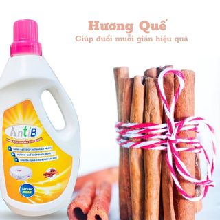 Nước lau sàn chuyên dụng cho Robot hút bụi lau sàn AntiB - Hương Quế 1Lit